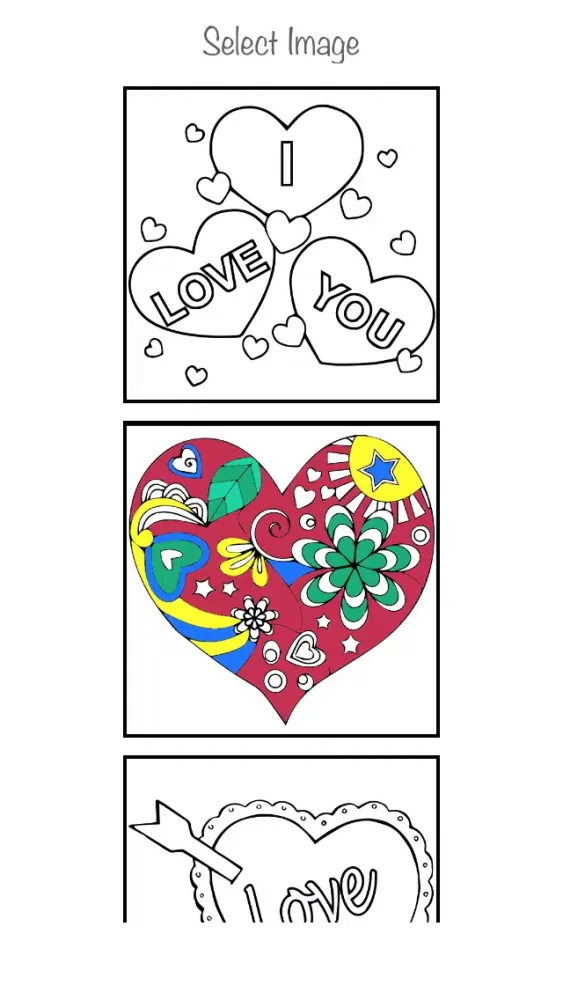 صور Interactive touch Coloring Book for Valentine's Day - Paint Studio for Adults and Love Couples All Free Pictures