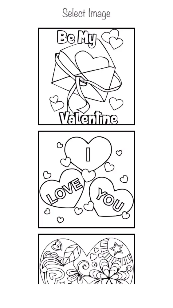 صور Interactive touch Coloring Book for Valentine's Day - Paint Studio for Adults and Love Couples All Free Pictures