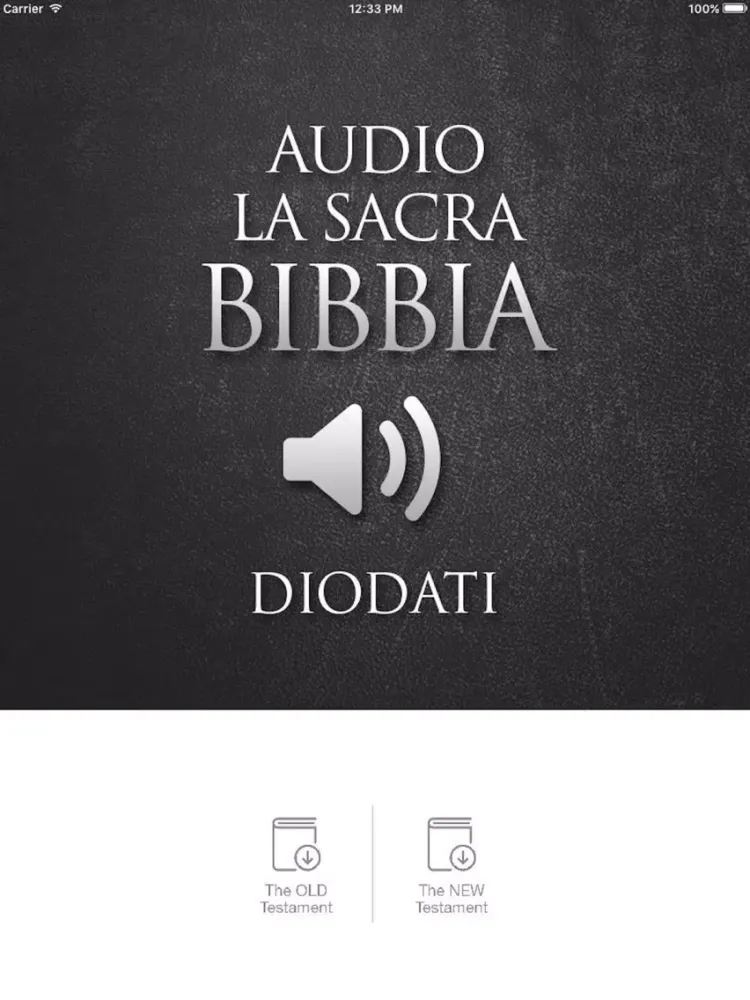 La Sacra- Italian Bibbia Audio iPad  Screenshots