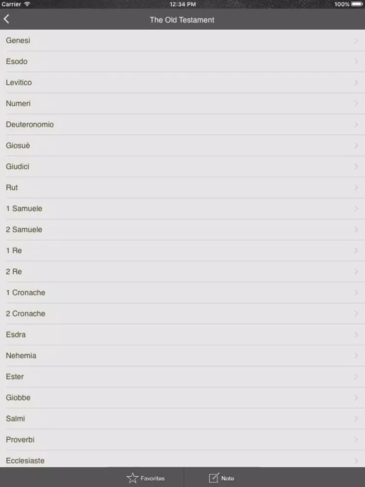 La Sacra- Italian Bibbia Audio iPad  Screenshots