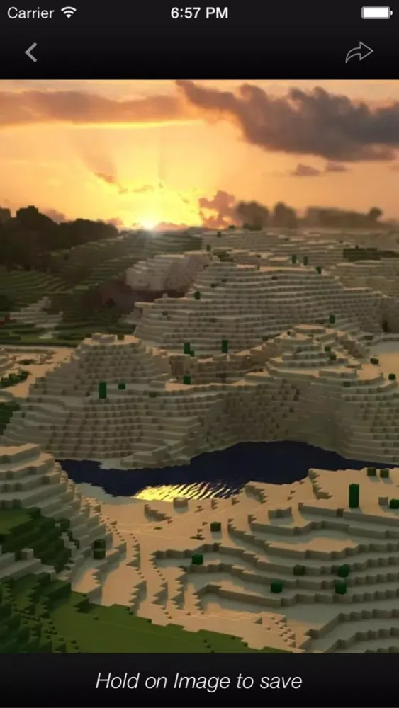 Capturas de tela do GreatApp Minecraft Wallpapers