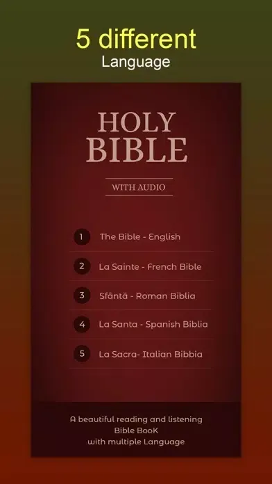 La Santa Biblia with Audio স্ক্রিনশট