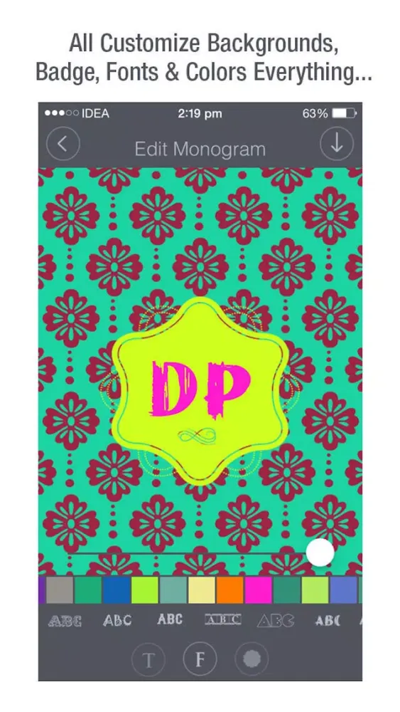 Скриншоты Monogram Maker - Customize All