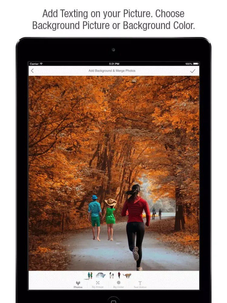 Photo Eraser Change Background iPad  Screenshots