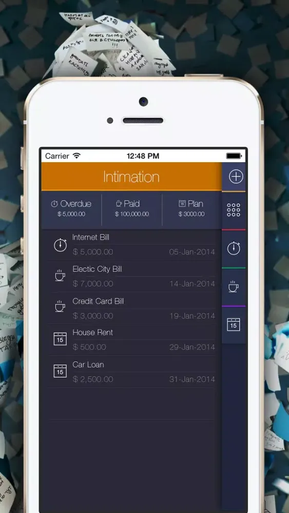 Zrzuty ekranu Bill Intimation - Bill Reminder, Tracker & Manager