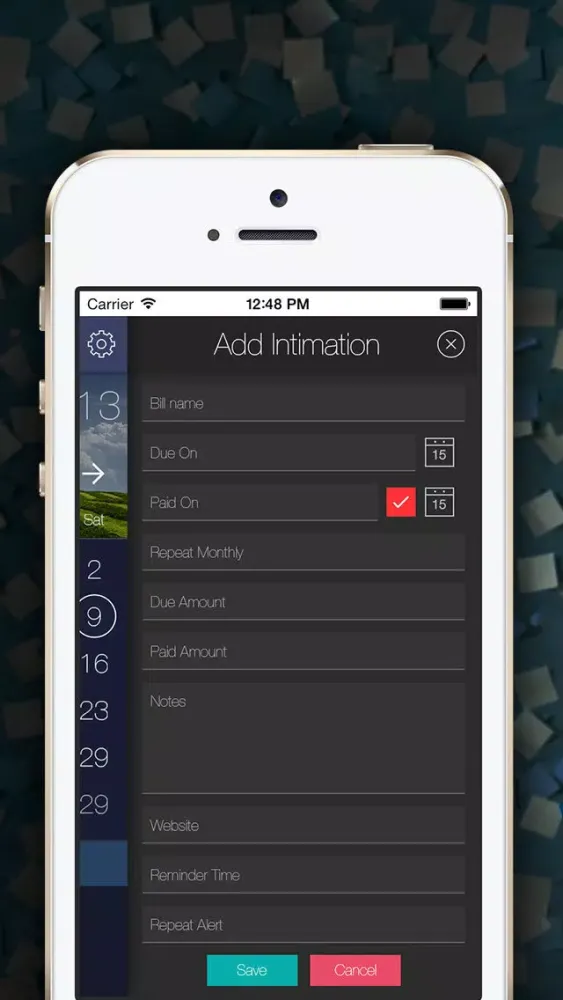 Zrzuty ekranu Bill Intimation - Bill Reminder, Tracker & Manager