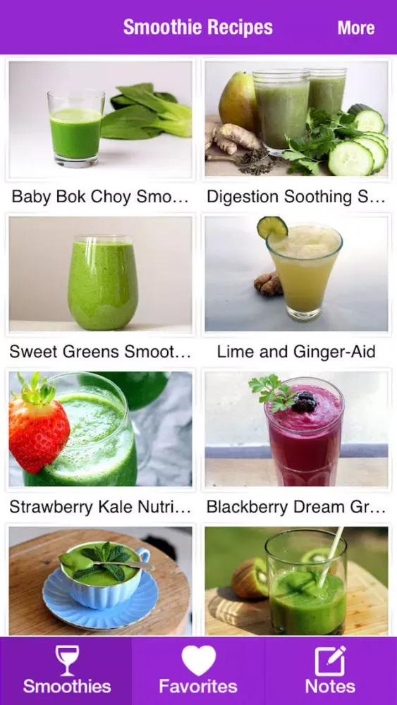 Zrzuty ekranu Smoothie Recipes for Healthy Body & Mind