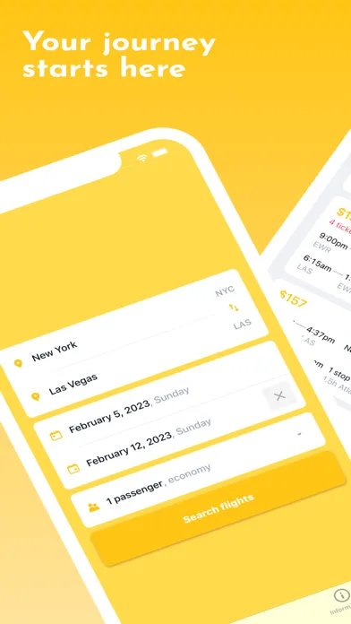 Tangkapan layar Aviasurf — cheap flights