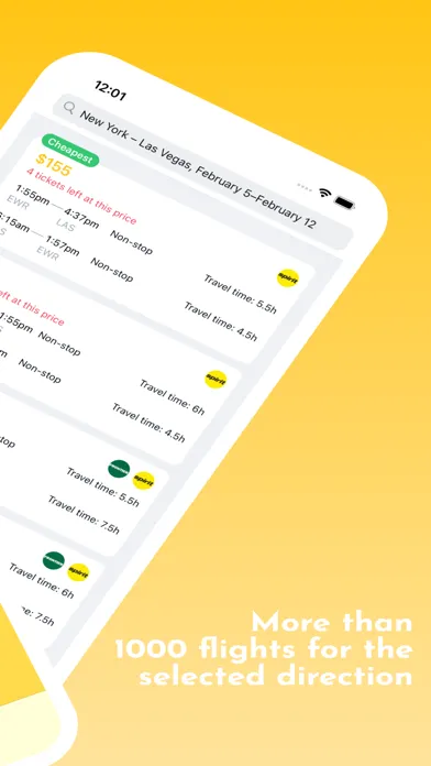 Tangkapan layar Aviasurf — cheap flights