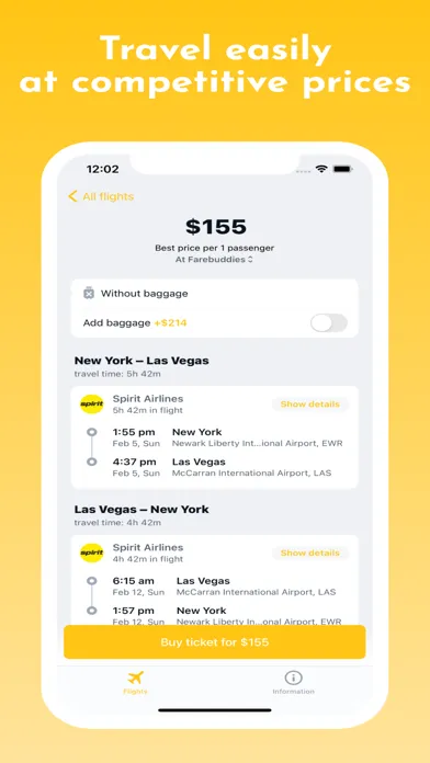 Tangkapan layar Aviasurf — cheap flights