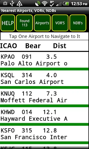Screenshot di Air VFR GPS- International Sta