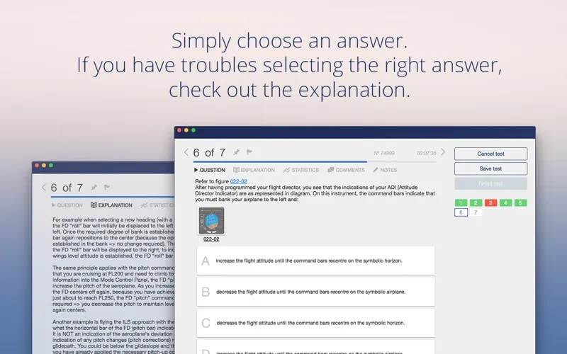 Captures d'écran de Aviation Exam - EASA Test Prep