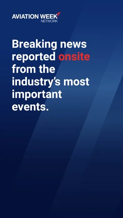 Aviation Week Network ShowNews Screenshots