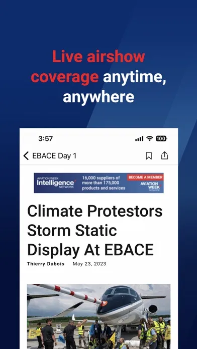 Aviation Week Network ShowNews Screenshots