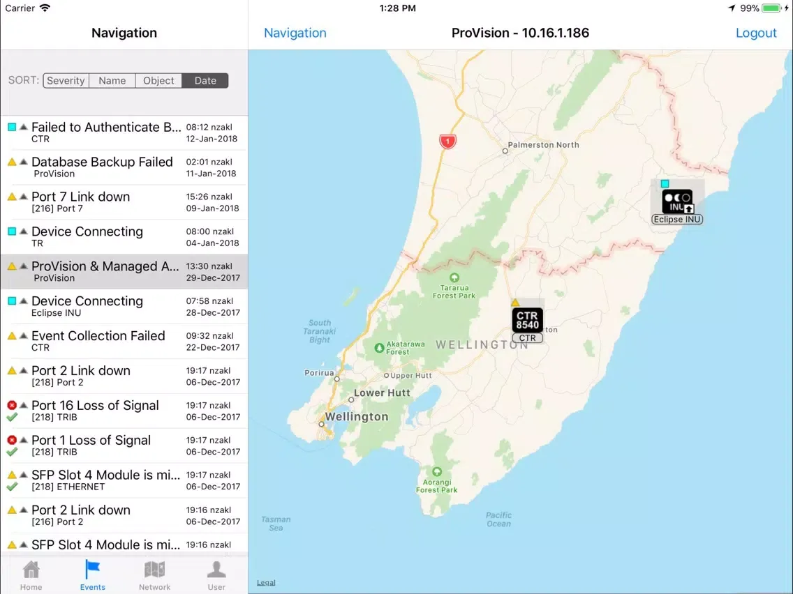ProVision Mobile iPad  스크린샷