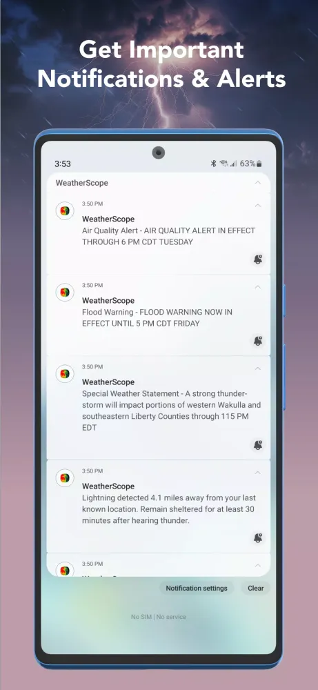 Weather Scope Live Radar Screenshots
