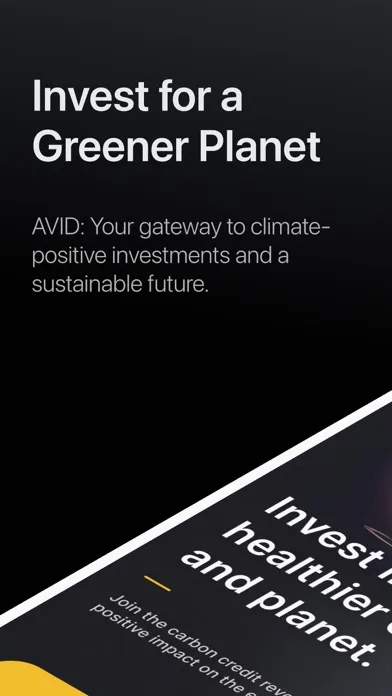 Ảnh chụp màn hình của AVID: Invest in Climate Change