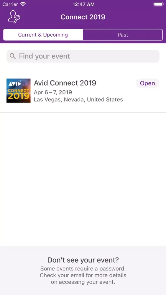Avid Connect 2019 スクリーンショット