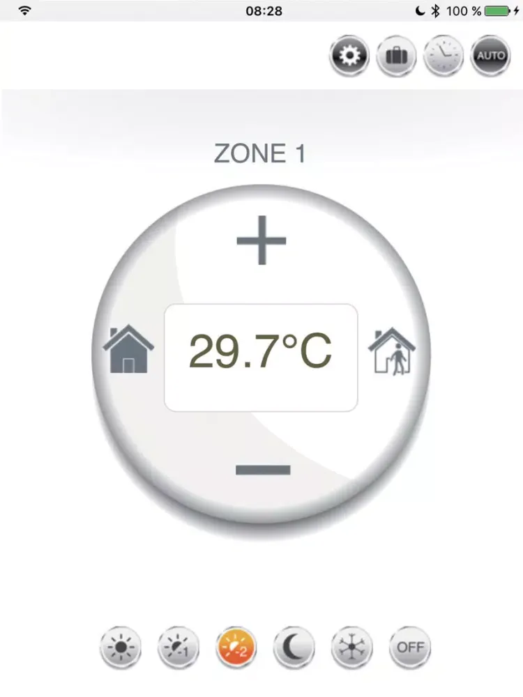 ภาพหน้าจอของ Regul'home iPad 