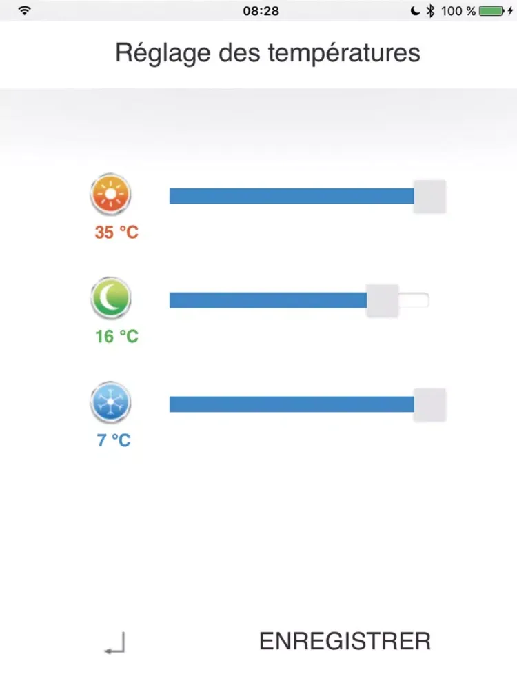 ภาพหน้าจอของ Regul'home iPad 