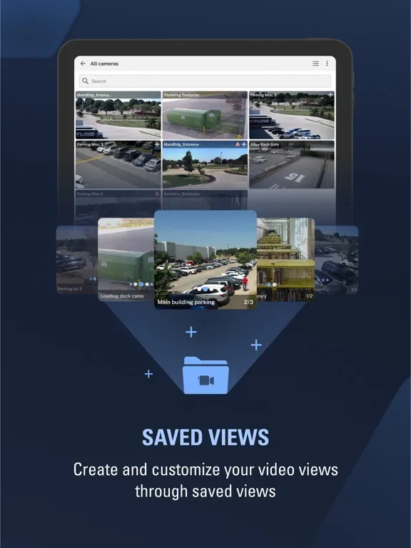 Avigilon Unity Video iPad  スクリーンショット