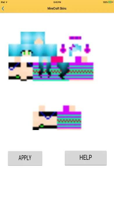 ภาพหน้าจอของ GirlSkins - for MineCraft PE