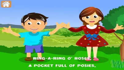 Capturas de tela do Kids Rhymes.