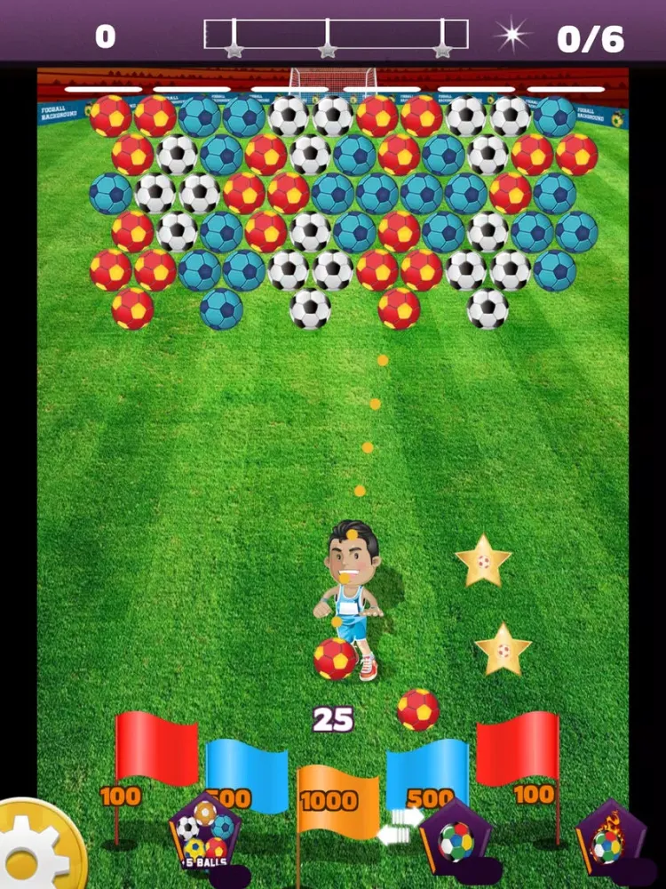 Tangkapan skrin Soccer League: Explode the soccer balls to succeed iPad 