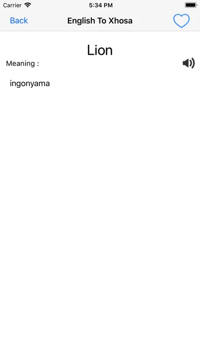 English To Xhosa Dictionary Screenshots