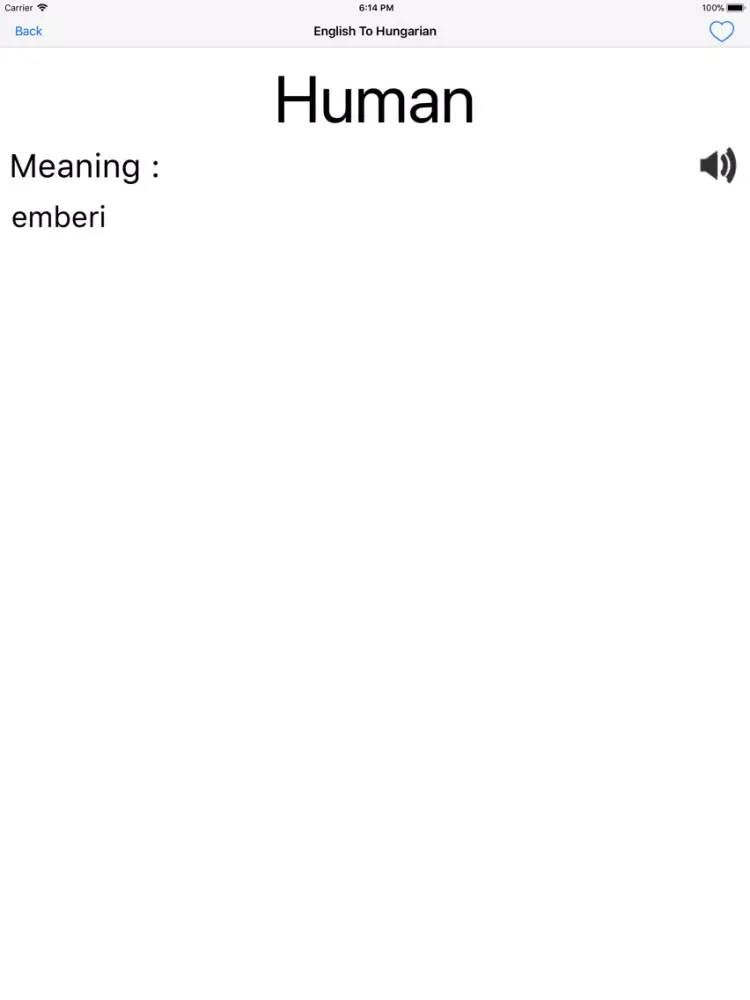 English - Hungarian iPad  Screenshots