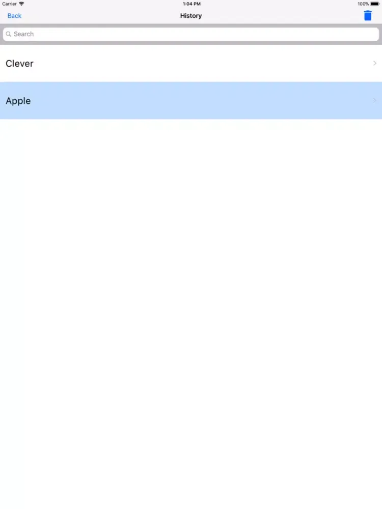 Capturas de tela do English To Polish Dictionary iPad 