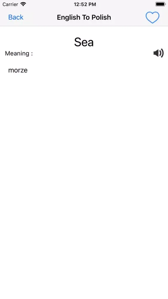 Capturas de tela do English To Polish Dictionary