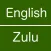 English - Zulu Dictionary