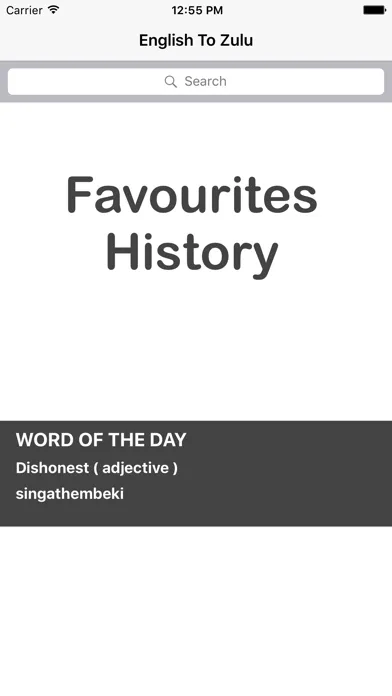 English - Zulu Dictionary スクリーンショット