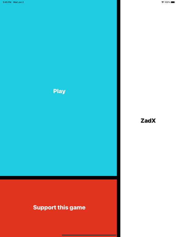 Zadx iPad  سکرین شاٹس