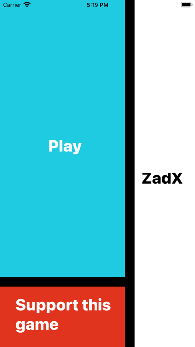 Zadx سکرین شاٹس