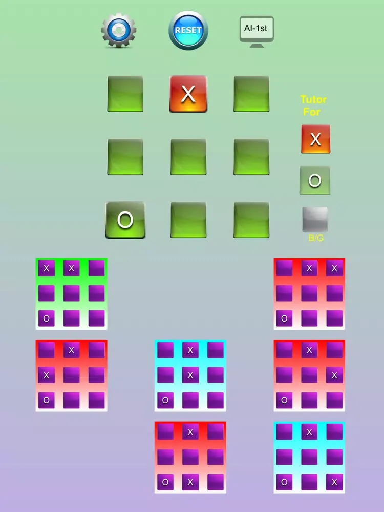 Tic Tac Toe Tutor iPad  سکرین شاٹس