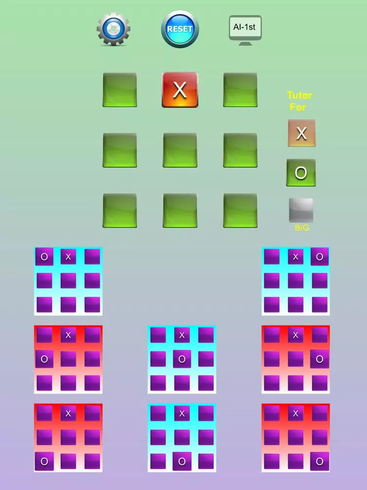 Tic Tac Toe Tutor iPad  سکرین شاٹس