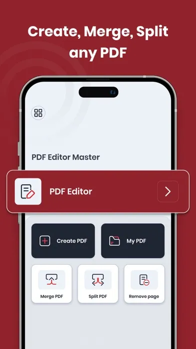 Скриншоты PDF Editor Master
