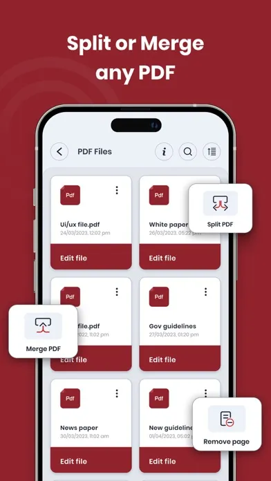 Скриншоты PDF Editor Master