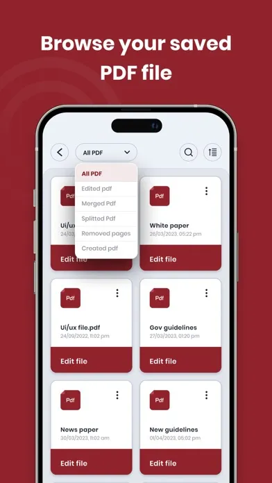 Скриншоты PDF Editor Master