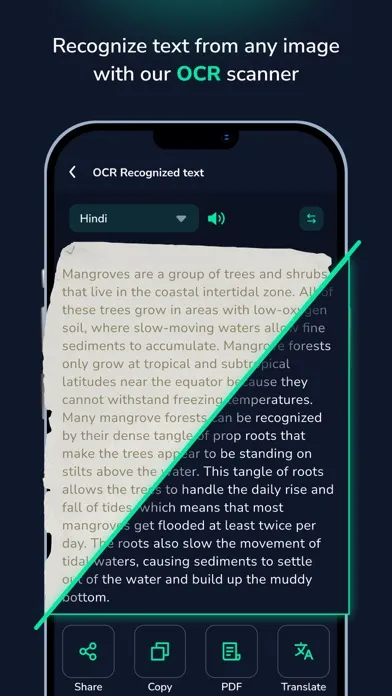 Tangkapan layar Text Extractor : OCR Scan
