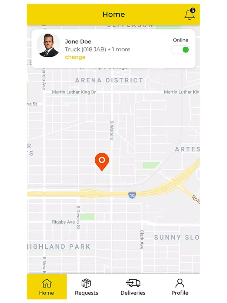 Delivery Now - Driver App iPad  स्क्रीनशॉट