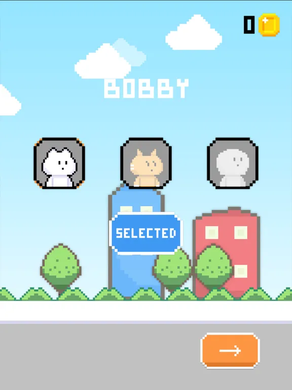 Tangkapan layar Bobby Jump iPad 