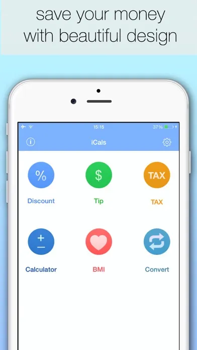 Zrzuty ekranu iCals - Easy way to save money