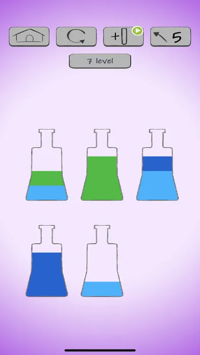 Sort Color Water puzzle game应用截图