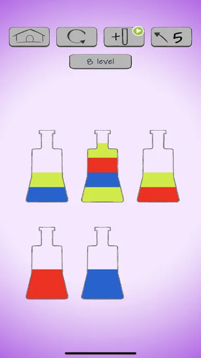Sort Color Water puzzle game应用截图