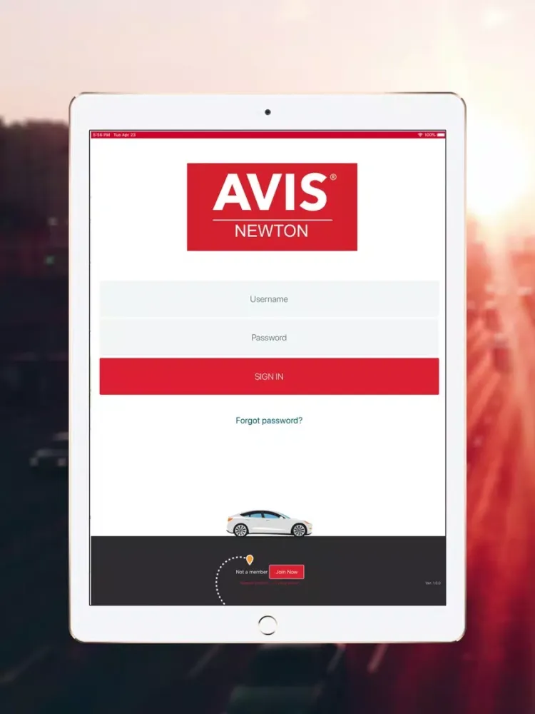 ภาพหน้าจอของ AVIS VIA Newton iPad 