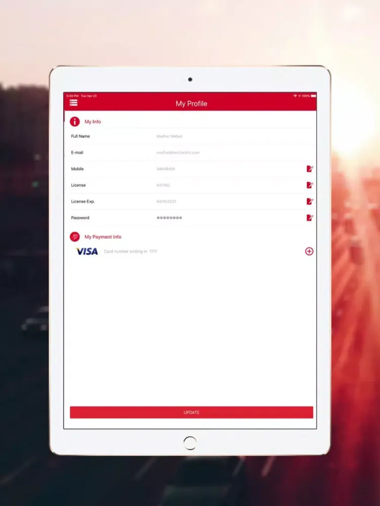 ภาพหน้าจอของ AVIS VIA Newton iPad 