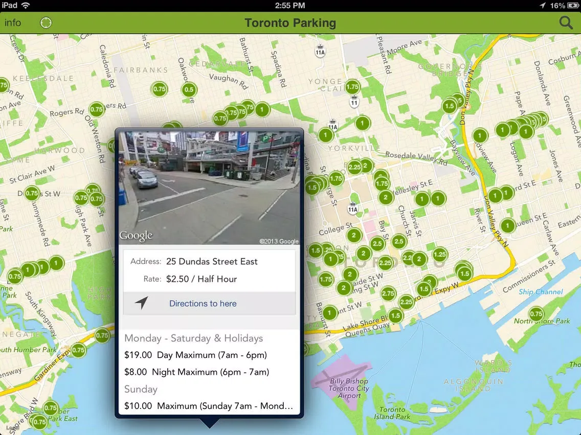 Toronto Parking iPad  স্ক্রিনশট